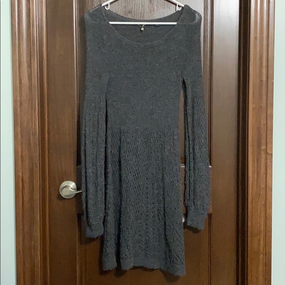 Knitted & Knotted Alpaca Sweater Dress - Picture 1 of 6